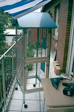 Voliere als Rattenk�fig
